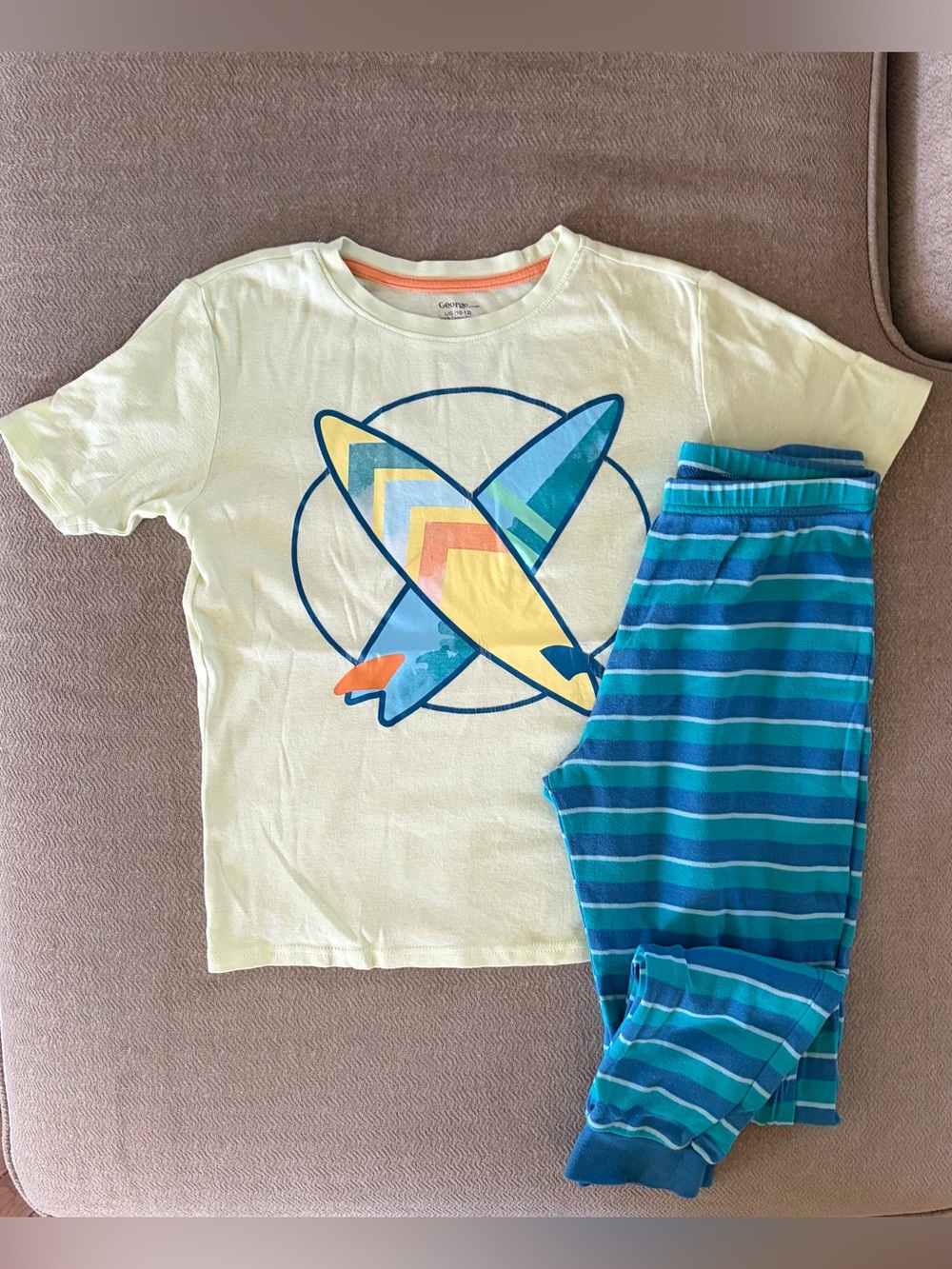 GEORGE BOYS SURF SHORT SLEEVE PYJAMA SET